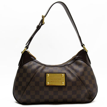 LOUIS VUITTON Shoulder Bag Damier Thames PM Canvas Brown Gold Women's M48180 w0384a