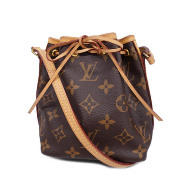 LOUIS VUITTON Shoulder Bag Monogram Nano Noe M41346 Brown Ladies