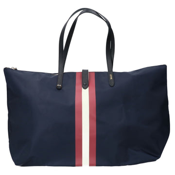 BALLY FOLDABLE nylon tote bag, navy