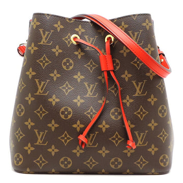 LOUIS VUITTON Neo Noe Women's Shoulder Bag M44021 Monogram Ebene [Brown]