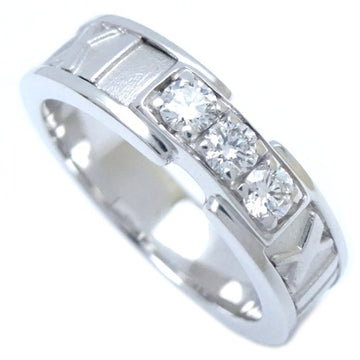 TIFFANY&Co.  Atlas Ring 3P Diamond K18WG White Gold 291855