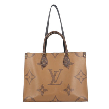 LOUIS VUITTON On the Go MM Monogram Giant Shoulder Bag Reverse M45321 Brown Unisex  2way