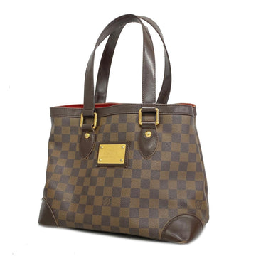 LOUIS VUITTON Tote Bag Damier Hampstead PM N51205 Ebene Women's