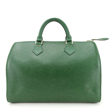 LOUIS VUITTON Handbag Speedy 30 M43004 Epi Leather Borneo Green Women's