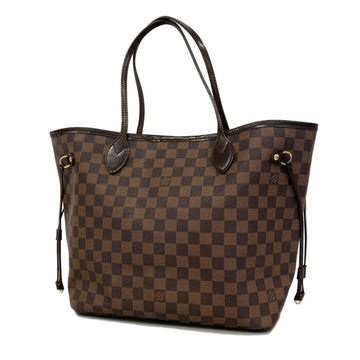 LOUIS VUITTON Tote Bag Damier Neverfull MM N51105 Ebene Women's