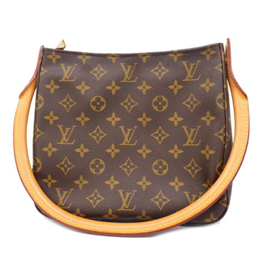 LOUIS VUITTON Shoulder Bag Monogram Looping MM M51146 Brown Women's