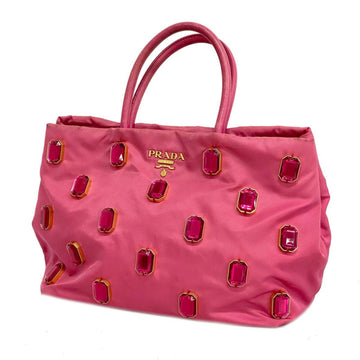 PRADA tote bag nylon pink ladies