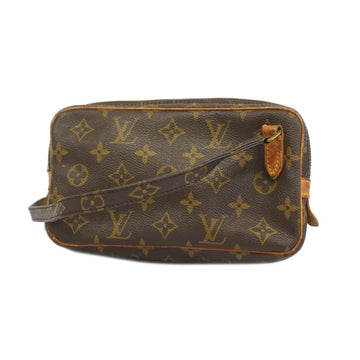 LOUIS VUITTON Shoulder Bag Monogram Pochette Marly Bandouliere M51828 Brown Women's