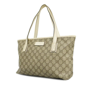 GUCCI tote bag GG Supreme 181086 beige ladies