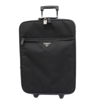 PRADA Carry Bag Nylon Black Men's Women's