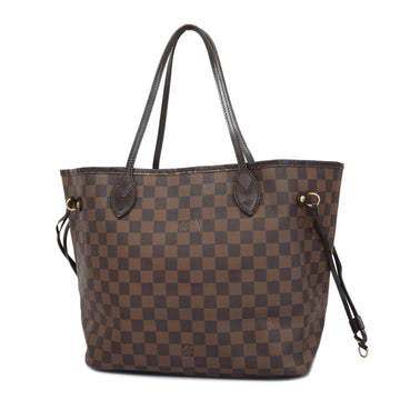 LOUIS VUITTON Tote Bag Damier Neverfull MM N51105 Ebene Women's