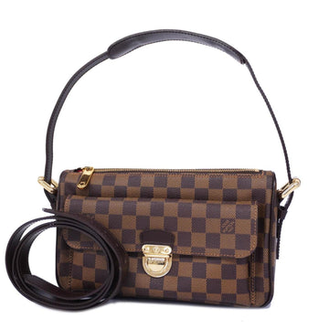 LOUIS VUITTON Shoulder Bag Damier Ravello GM N60006 Ebene Ladies