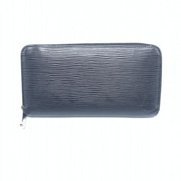 LOUIS VUITTON Zippy Wallet Round Long M60072 Black Epi