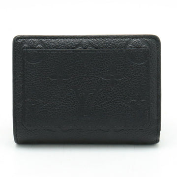 LOUIS VUITTON Monogram Empreinte Portefeuille Compact Wallet Noir Black M80151