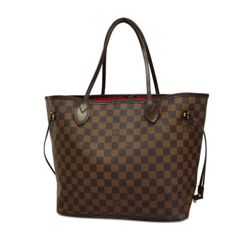 LOUIS VUITTON Tote Bag Damier Neverfull MM N41358 Ebene Women's