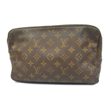 LOUIS VUITTON Pouch Monogram True Toilet 28 M47522 Brown Ladies