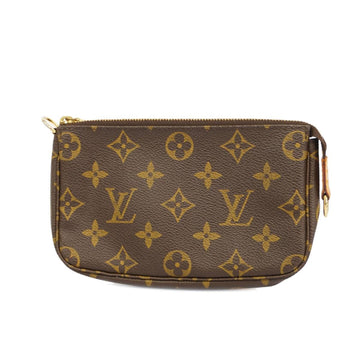 LOUIS VUITTON Pouch Monogram Pochette Accessoires M58009 Brown Ladies