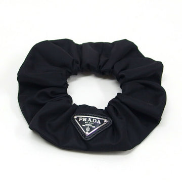 PRADA Renylon Triangle Scrunchie Black