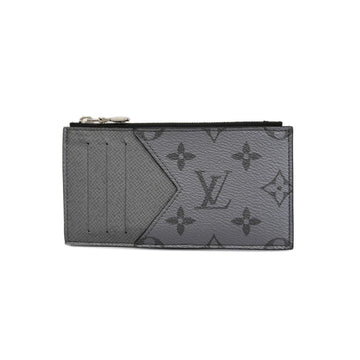 LOUIS VUITTON Wallet/Coin Case Taigarama Coin Card Holder M30839 Silver Men's