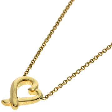 TIFFANY Loving Heart Necklace, 18K Yellow Gold, Women's, &Co.