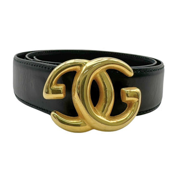 GUCCI belt leather black ladies M110624004