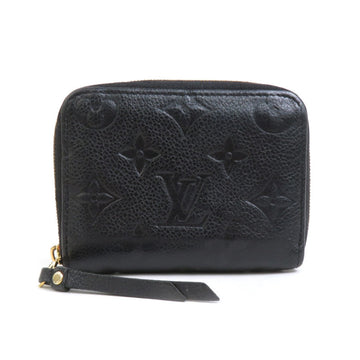 LOUIS VUITTON Wallets and coin cases Monogram Empreinte Zippy Coin Purse Black Gold Men's Women's M60574 e58706f