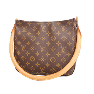 LOUIS VUITTON Shoulder Bag Monogram Looping MM M51146 Brown Women's