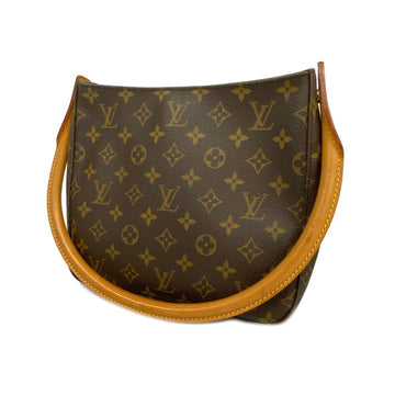 LOUIS VUITTON Shoulder Bag Monogram Looping MM M51146 Brown Ladies