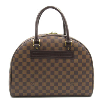 LOUIS VUITTON Nolita Brown Ebene Damier PVC coated canvas N41455