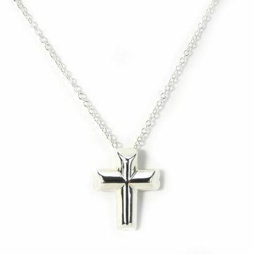 TIFFANY Necklace Tenderness Heart Cross Silver 925 Approx. 3.5g Paloma Picasso Women's &Co.