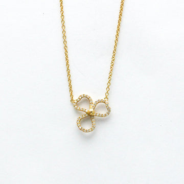 TIFFANY Open Paper Necklace Yellow Gold [18K] Diamond Men,Women Fashion Necklace [Gold]