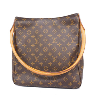 LOUIS VUITTON Shoulder Bag Monogram Looping GM M51145 Brown Ladies