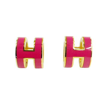 HERMES earrings Pop H Pink POP motif for women