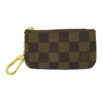 LOUIS VUITTON Pochette Craie key holder Brown Damier PVC coated canvas N62658