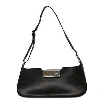 SALVATORE FERRAGAMO Handbag Gancini Leather Black Women's