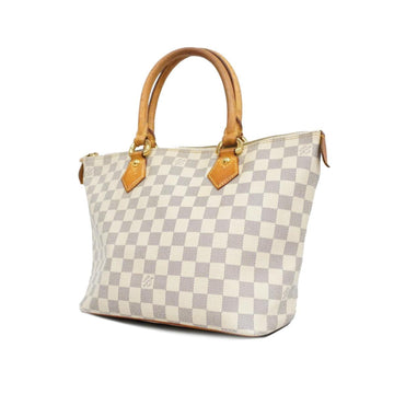 LOUIS VUITTON Tote Bag Damier Azur Saleya PM N51186 White Ladies