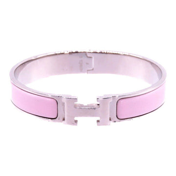 HERMES Click-Clack PM Metal Pink Bracelet 0090