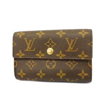 LOUIS VUITTON Tri-fold Wallet Monogram Portefeuille Alexandra M60047 Brown Men's Women's