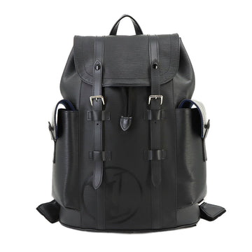 LOUIS VUITTON Epi LV Circle Christopher PM Backpack Rucksack Noir M53302