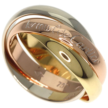 CARTIER Trinity #49 Ring, K18 Yellow Gold/K18WG/K18PG, Women's,