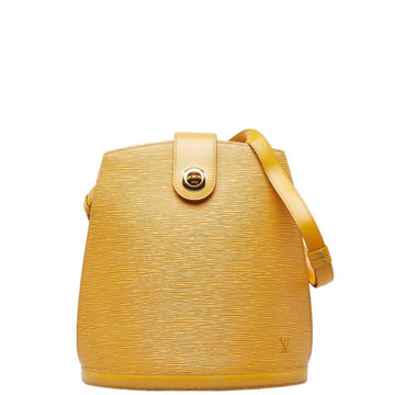 LOUIS VUITTON Epi Cluny Handbag M52259 Tassili Yellow Leather Women's