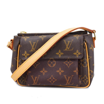 LOUIS VUITTON Shoulder Bag Monogram Vivacite PM M51165 Brown Ladies