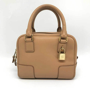 LOEWE Amazona 16 Square Bag in Napa Calf Warm Desert Gold A039N21X01