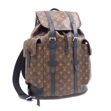 LOUIS VUITTON Backpack Monogram Macassar Christopher MM Men's M43735