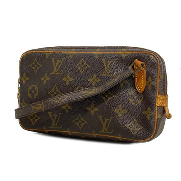 LOUIS VUITTON Shoulder Bag Monogram Pochette Marly Bandouliere M51828 Brown Women's