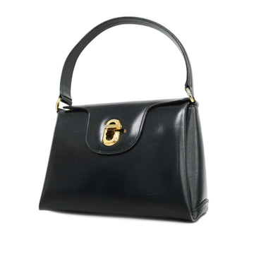 GUCCI handbag old  leather black ladies