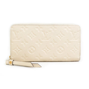 LOUIS VUITTON Round Long Wallet Monogram Empreinte Zippy Creme Gold Men's Women's M82212 e58703i