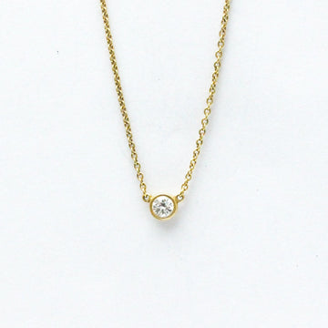 TIFFANY Diamonds By The Yard By The Yard Yellow Gold [18K] Diamond Women's Fashion Pendant Necklace [Gold]