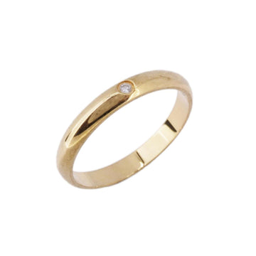 CARTIER Ring Classic Wedding 1PD K18YG Yellow Gold Ladies