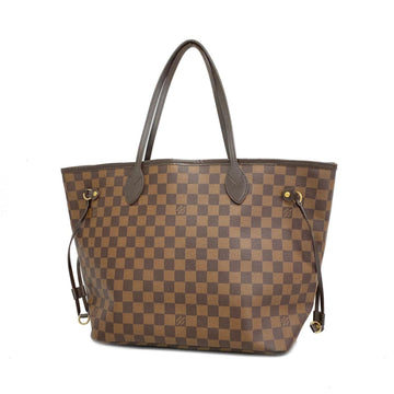 LOUIS VUITTON Tote Bag Damier Neverfull MM N51105 Ebene Women's